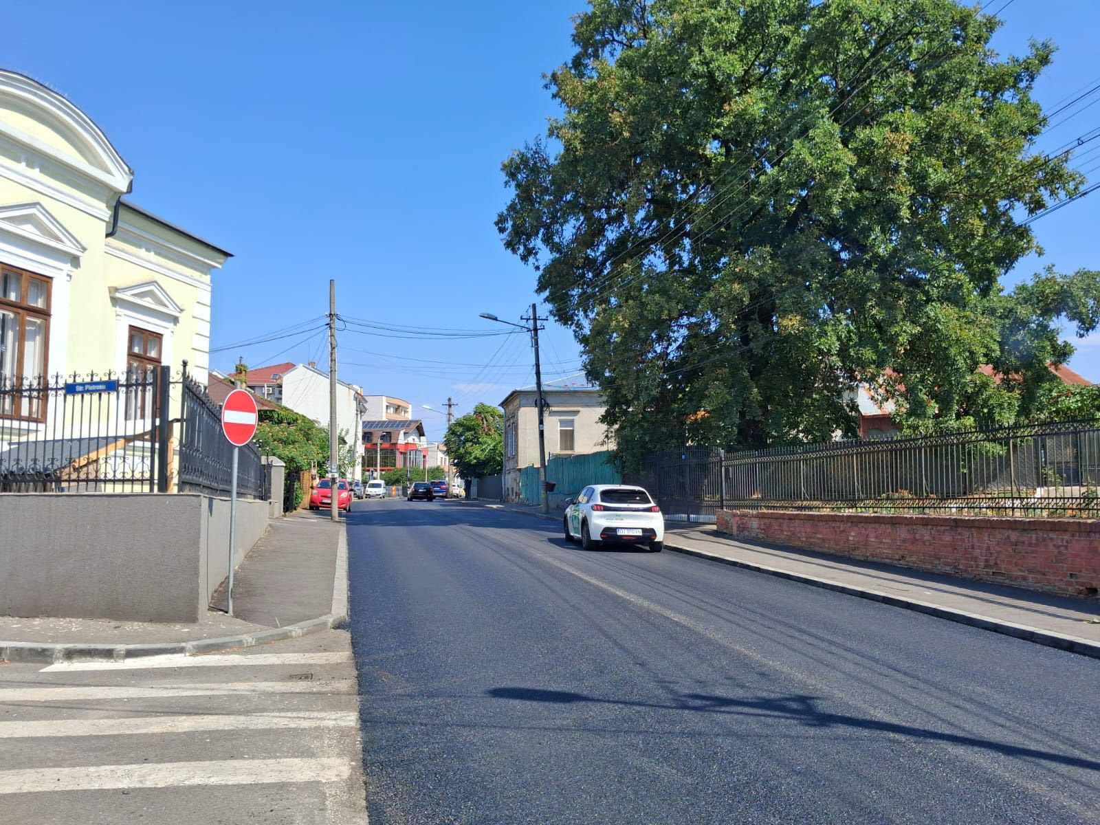 Lucrări de modernizare pe o stradă din Craiova inclusă în proiectele Anghel Saligny
